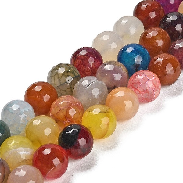 PandaHall Natural Agate Beads Strands, Dyed & Heated, Round, Faceted, Colorful, 13.5~14mm, Hole: 0.8mm, about 26pcs/strand, 14.76 inch...
PandaHall Natural Agate Beads Strands, Dyed & Heated, Round, Faceted, Colorful, 13.5~14mm, Hole: 0.8mm, about 26pcs/strand, 14.76 inch...