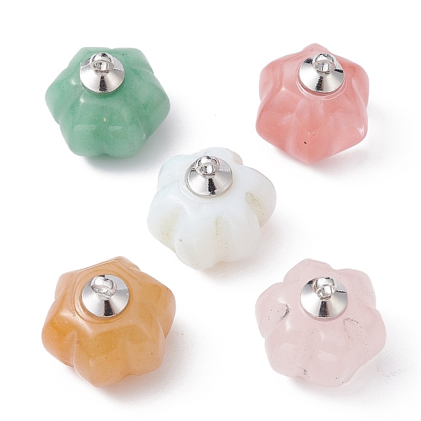 PandaHall Natural & Synthetic Mixed Gemstone Pumpkin Charms, with Platinum Plated Brass Pendant Bails, 13.5x14mm, Hole: 1.6mm Mixed Stone...
PandaHall Natural & Synthetic Mixed Gemstone Pumpkin Charms, with Platinum Plated Brass Pendant Bails, 13.5x14mm, Hole: 1.6mm Mixed Stone...
