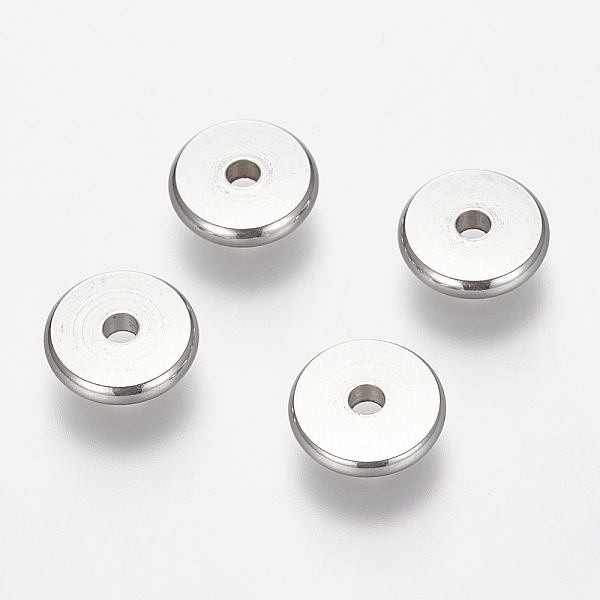 PandaHall 304 Stainless Steel Spacer Beads, Flat Round, Stainless Steel Color, 10x2mm, Hole: 2mm 304 Stainless Steel Flat Round
PandaHall 304 Stainless Steel Spacer Beads, Flat Round, Stainless Steel Color, 10x2mm, Hole: 2mm 304 Stainless Steel Flat Round