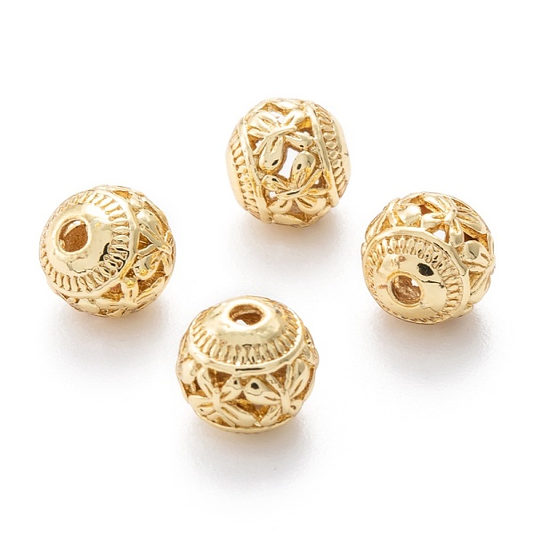 PandaHall Alloy Hollow Beads, Round with Butterfly, Cadmium Free & Lead Free, Real 18K Gold Plated, 8x7~8mm, Hole: 1.5~2mm Alloy Round
PandaHall Alloy Hollow Beads, Round with Butterfly, Cadmium Free & Lead Free, Real 18K Gold Plated, 8x7~8mm, Hole: 1.5~2mm Alloy Round