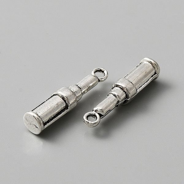 PandaHall Tibetan Style Alloy Pendants, Lipstick Charms, Antique Silver, 24x5.5mm, Hole: 1.6mm Alloy
PandaHall Tibetan Style Alloy Pendants, Lipstick Charms, Antique Silver, 24x5.5mm, Hole: 1.6mm Alloy