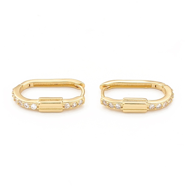 PandaHall Clear Cubic Zirconia Oval Hoop Earrings, Rack Plating Brass Jewelry for Women, Cadmium Free & Lead Free, Real 18K Gold Plated...
PandaHall Clear Cubic Zirconia Oval Hoop Earrings, Rack Plating Brass Jewelry for Women, Cadmium Free & Lead Free, Real 18K Gold Plated...