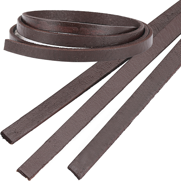PandaHall Gorgecraft 3Pcs Flat Leather Jewelry Cord, Jewelry DIY Making Material, Coconut Brown, 6x2mm, about 80cm/pc Leather Flat
PandaHall Gorgecraft 3Pcs Flat Leather Jewelry Cord, Jewelry DIY Making Material, Coconut Brown, 6x2mm, about 80cm/pc Leather Flat