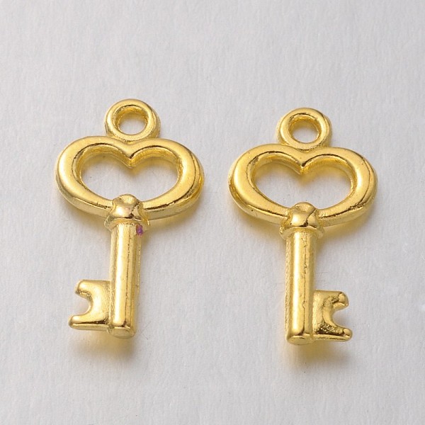 PandaHall Gifts Ideas for Her Tibetan Style Alloy Charms, Cadmium Free & Nickel Free & Lead Free, Skeleton Key, Golden, 15.5x9x2.5mm, Hole...
PandaHall Gifts Ideas for Her Tibetan Style Alloy Charms, Cadmium Free & Nickel Free & Lead Free, Skeleton Key, Golden, 15.5x9x2.5mm, Hole...