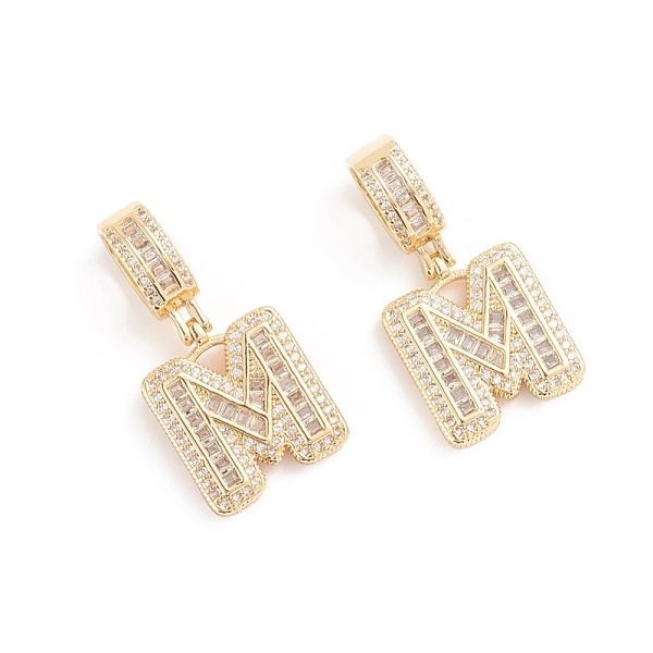 PandaHall Brass Micro Pave Cubic Zirconia Pendants, Long-Lasting Plated, Letter, Clear, Letter.M, 32.5mm, Hole: 6.5x9mm, Letter.M...
PandaHall Brass Micro Pave Cubic Zirconia Pendants, Long-Lasting Plated, Letter, Clear, Letter.M, 32.5mm, Hole: 6.5x9mm, Letter.M...