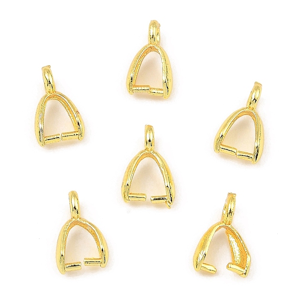 PandaHall Rack Plating Brass Ice Pick Pinch Bails, Long-Lasting Plated, Golden, 9.5x5.5x3mm, Hole: 1.6mm, Pin: 0.7mm Brass
PandaHall Rack Plating Brass Ice Pick Pinch Bails, Long-Lasting Plated, Golden, 9.5x5.5x3mm, Hole: 1.6mm, Pin: 0.7mm Brass