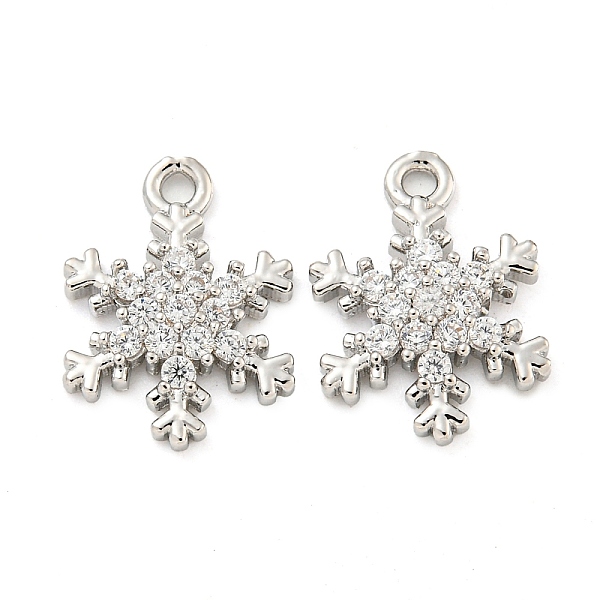 PandaHall Brass Micro Pave Clear Cubic Zirconia Pendants, Snowflake, Platinum, 14.5x10.5x3mm, Hole: 1.4mm Brass+Cubic Zirconia Snowflake...
PandaHall Brass Micro Pave Clear Cubic Zirconia Pendants, Snowflake, Platinum, 14.5x10.5x3mm, Hole: 1.4mm Brass+Cubic Zirconia Snowflake...