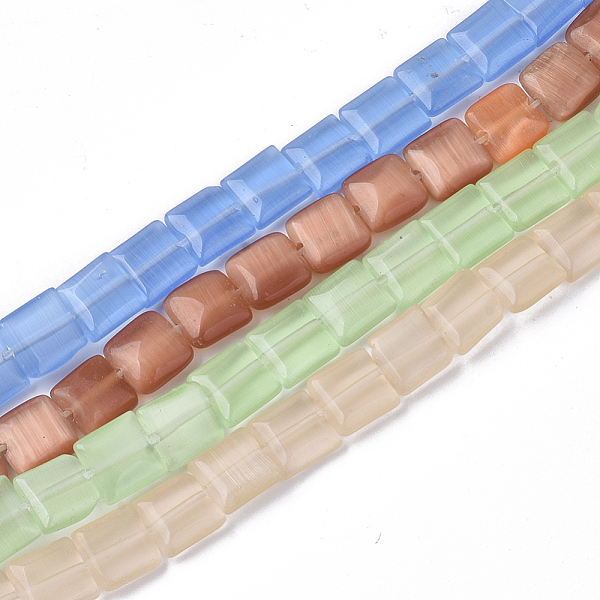 PandaHall Cat Eye Beads Strands, Square, Mixed Color, 8x8x3~4mm, Hole: 1mm, about 50~51pcs/Strand, 15.16 inch~15.79 inch Glass Square..., Multicolor
PandaHall Cat Eye Beads Strands, Square, Mixed Color, 8x8x3~4mm, Hole: 1mm, about 50~51pcs/Strand, 15.16 inch~15.79 inch Glass Square..., Multicolor