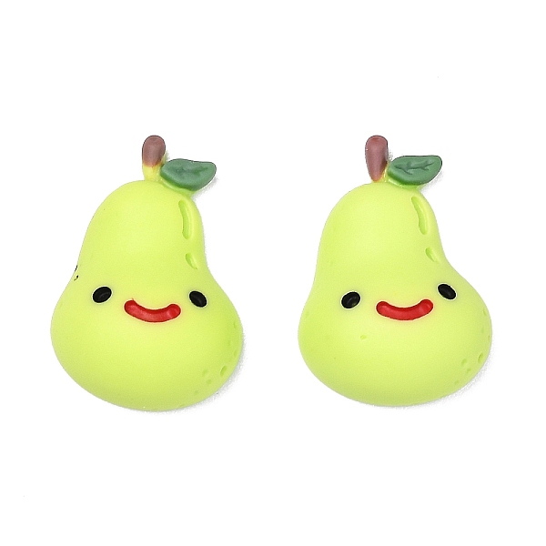 PandaHall Opaque Resin Cabochons, Pear with Smiling Face, Green Yellow, 23x16x9mm Resin Fruit
PandaHall Opaque Resin Cabochons, Pear with Smiling Face, Green Yellow, 23x16x9mm Resin Fruit