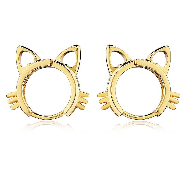 PandaHall Women Cat Brass Leverback Earrings, Cute Kitty Face Earrings Jewelry Gift for Lovers Women Birthday Christmas, Golden, 16x18.2mm...
PandaHall Women Cat Brass Leverback Earrings, Cute Kitty Face Earrings Jewelry Gift for Lovers Women Birthday Christmas, Golden, 16x18.2mm...