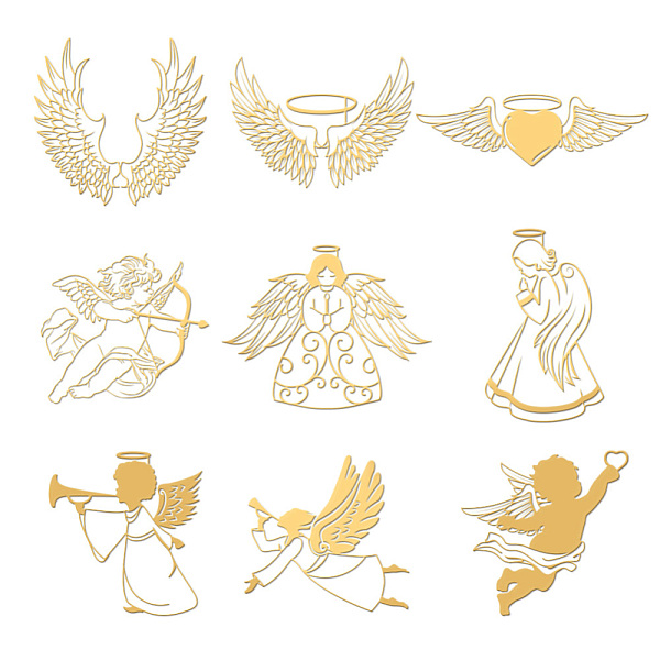 PandaHall Nickel Decoration Stickers, Metal Resin Filler, Epoxy Resin & UV Resin Craft Filling Material, Golden, Religion, Angel & Fairy...
PandaHall Nickel Decoration Stickers, Metal Resin Filler, Epoxy Resin & UV Resin Craft Filling Material, Golden, Religion, Angel & Fairy...
