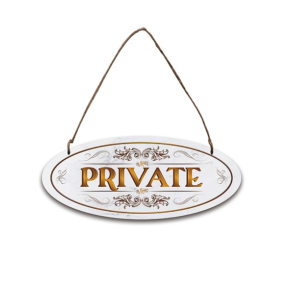 PandaHall Wood Hanging Wall Decorations, with Jute Twine, Word Private, 125x300x5mm Wood Word
PandaHall Wood Hanging Wall Decorations, with Jute Twine, Word Private, 125x300x5mm Wood Word