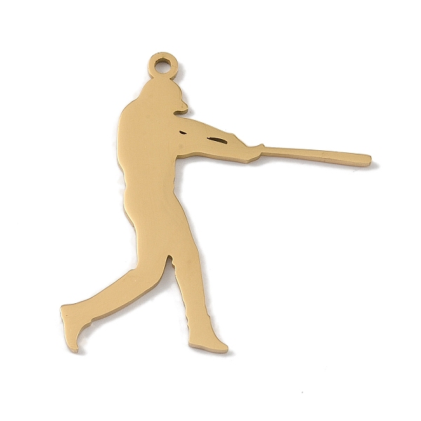 PandaHall 304 Stainless Steel Pendants, Batsman Charm, Golden, 38x31x1.5mm, Hole: 2mm 304 Stainless Steel Human
PandaHall 304 Stainless Steel Pendants, Batsman Charm, Golden, 38x31x1.5mm, Hole: 2mm 304 Stainless Steel Human