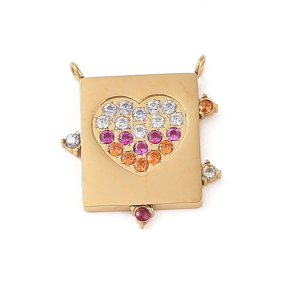 PandaHall Stainless Steel Micro Pave Colorful Cubic Zirconia Pendants, Heart, 22x20x2mm, Hole: 1.8mm Stainless Steel+Cubic Zirconia Heart
PandaHall Stainless Steel Micro Pave Colorful Cubic Zirconia Pendants, Heart, 22x20x2mm, Hole: 1.8mm Stainless Steel+Cubic Zirconia Heart