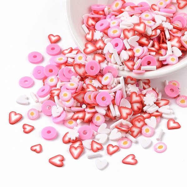 PandaHall Handmade Polymer Clay Cabochons, Nail Art Decoration Accessories, Flower/Heart/Bear/Column, Pearl Pink, 4~15x1.5~7.5x0.5~1.6mm...
PandaHall Handmade Polymer Clay Cabochons, Nail Art Decoration Accessories, Flower/Heart/Bear/Column, Pearl Pink, 4~15x1.5~7.5x0.5~1.6mm...