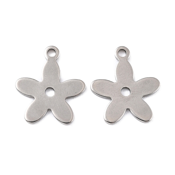 PandaHall 201 Stainless Steel Pendants, Flower, Stainless Steel Color, 15.5x13x0.8mm, Hole: 1.4mm 201 Stainless Steel Flower
PandaHall 201 Stainless Steel Pendants, Flower, Stainless Steel Color, 15.5x13x0.8mm, Hole: 1.4mm 201 Stainless Steel Flower