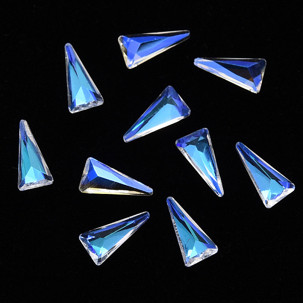 PandaHall Triangle Transparent Glass Cabochons, Nail Art Decoration Accessories, Faceted, Champagne Yellow, 8x4x2mm Glass Triangle
PandaHall Triangle Transparent Glass Cabochons, Nail Art Decoration Accessories, Faceted, Champagne Yellow, 8x4x2mm Glass Triangle