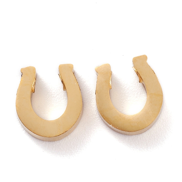 PandaHall Ion Plating(IP) 304 Stainless Steel Charms, Horseshoe, Golden, 9x8x3mm, Hole: 1.8mm 304 Stainless Steel Horse
PandaHall Ion Plating(IP) 304 Stainless Steel Charms, Horseshoe, Golden, 9x8x3mm, Hole: 1.8mm 304 Stainless Steel Horse