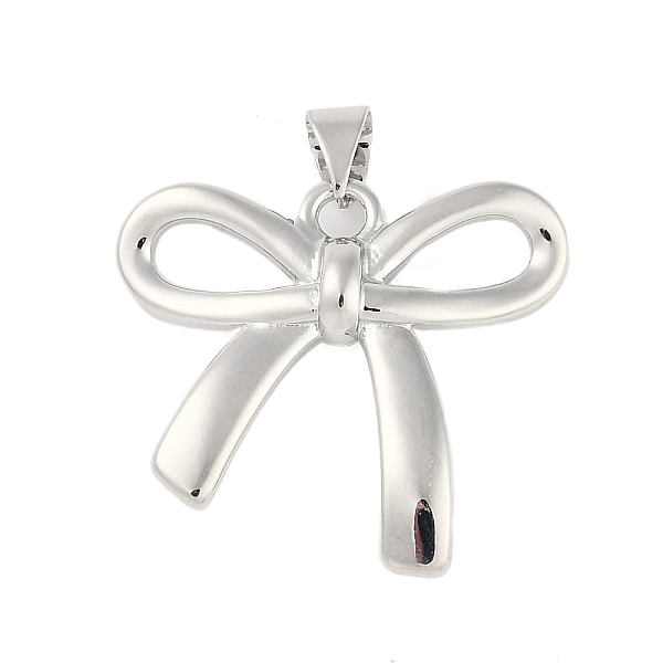PandaHall Brass Pendants, Bowknot Charms, Real Platinum Plated, 24x24x3.5mm, Hole: 5.5x3.5mm Brass Bowknot
PandaHall Brass Pendants, Bowknot Charms, Real Platinum Plated, 24x24x3.5mm, Hole: 5.5x3.5mm Brass Bowknot