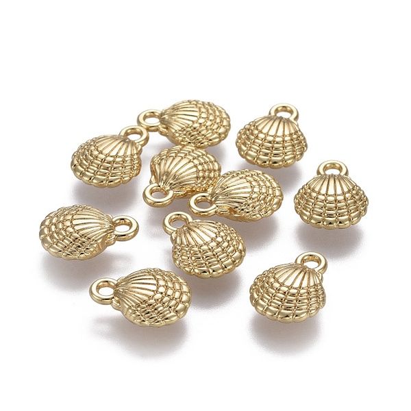 PandaHall Alloy Pendants, Ocean Theme, Lead Free & Nickel Free & Cadmium Free, Scallop Shell Shape, Real 14K Gold Plated, 13.5x10x4mm, Hole...
PandaHall Alloy Pendants, Ocean Theme, Lead Free & Nickel Free & Cadmium Free, Scallop Shell Shape, Real 14K Gold Plated, 13.5x10x4mm, Hole...