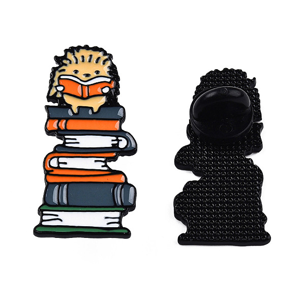 PandaHall Hedgehog Reading Book Enamel Pin, Electrophoresis Black Plated Alloy Badge for Backpack Clothes, Nickel Free & Lead Free, Light...
PandaHall Hedgehog Reading Book Enamel Pin, Electrophoresis Black Plated Alloy Badge for Backpack Clothes, Nickel Free & Lead Free, Light...