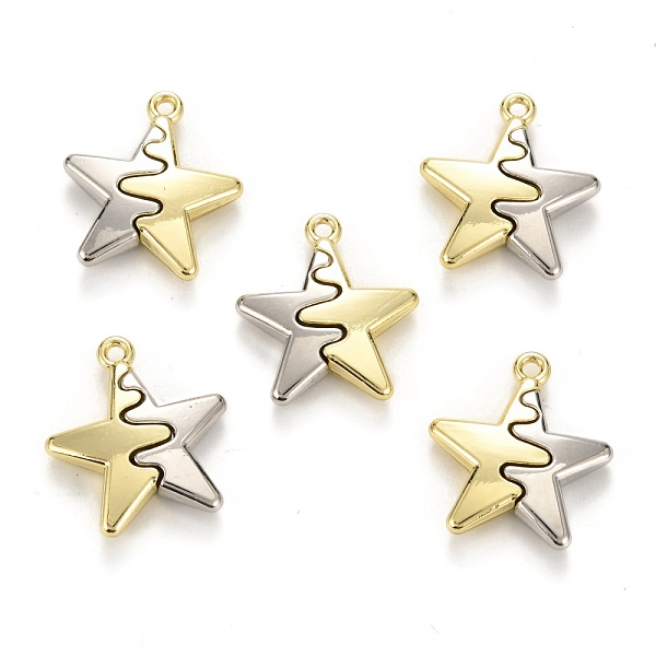 PandaHall Spray Painted Alloy Pendants, Two Tone, Lead Free & Cadmium Free, Star, Gold, 19.5x17x4mm, Hole: 1.4mm Alloy Star Gold
PandaHall Spray Painted Alloy Pendants, Two Tone, Lead Free & Cadmium Free, Star, Gold, 19.5x17x4mm, Hole: 1.4mm Alloy Star Gold