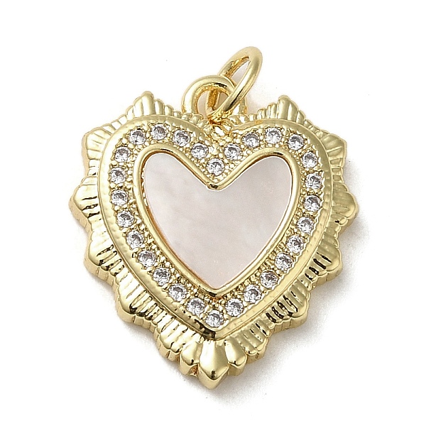 PandaHall Brass Micro Pave Cubic Zirconia Pendants, with Shell, Heart, Real 18K Gold Plated, 18.5x16.5x3mm, Hole: 3.4mm Brass+Cubic..., Clear
PandaHall Brass Micro Pave Cubic Zirconia Pendants, with Shell, Heart, Real 18K Gold Plated, 18.5x16.5x3mm, Hole: 3.4mm Brass+Cubic..., Clear