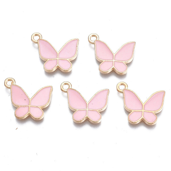PandaHall Alloy Enamel Pendants, Cadmium Free & Lead Free, Butterfly, Light Gold, Pink, 15x17x2mm, Hole: 1.6mm Alloy+Enamel Butterfly Pink
PandaHall Alloy Enamel Pendants, Cadmium Free & Lead Free, Butterfly, Light Gold, Pink, 15x17x2mm, Hole: 1.6mm Alloy+Enamel Butterfly Pink