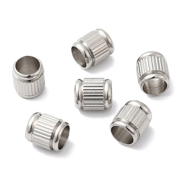 PandaHall 202 Stainless Steel European Beads, Large Hole Beads, Column, Stainless Steel Color, 8x7mm, Hole: 5.5mm 202 Stainless Steel Column
PandaHall 202 Stainless Steel European Beads, Large Hole Beads, Column, Stainless Steel Color, 8x7mm, Hole: 5.5mm 202 Stainless Steel Column