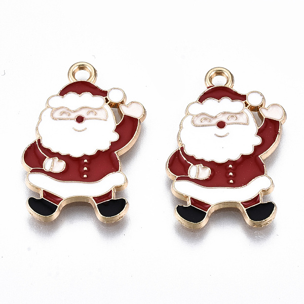 PandaHall Eco-Friendly Alloy Enamel Pendants, Cadmium Free & Lead Free & Nickel Free, Christmas Santa Claus, Light Gold, FireBrick..., Red
PandaHall Eco-Friendly Alloy Enamel Pendants, Cadmium Free & Lead Free & Nickel Free, Christmas Santa Claus, Light Gold, FireBrick..., Red