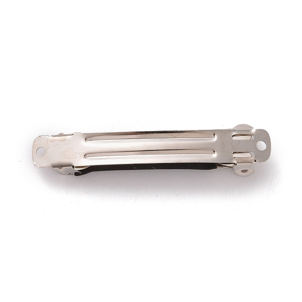 PandaHall Hair Accessories Carbon Steel Hair Barrettes Finding, with Heat Shrink Tubing, Stainless Steel Color, 49x11x7mm Carbon Steel
PandaHall Hair Accessories Carbon Steel Hair Barrettes Finding, with Heat Shrink Tubing, Stainless Steel Color, 49x11x7mm Carbon Steel