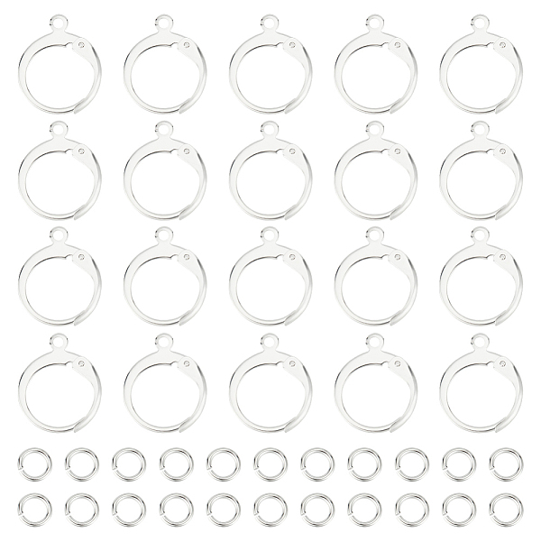 PandaHall Unicraftale 60Pcs 304 Stainless Steel Leverback Earring Findings, with 60Pcs Brass Open Jump Rings, Stainless Steel Color...
PandaHall Unicraftale 60Pcs 304 Stainless Steel Leverback Earring Findings, with 60Pcs Brass Open Jump Rings, Stainless Steel Color...