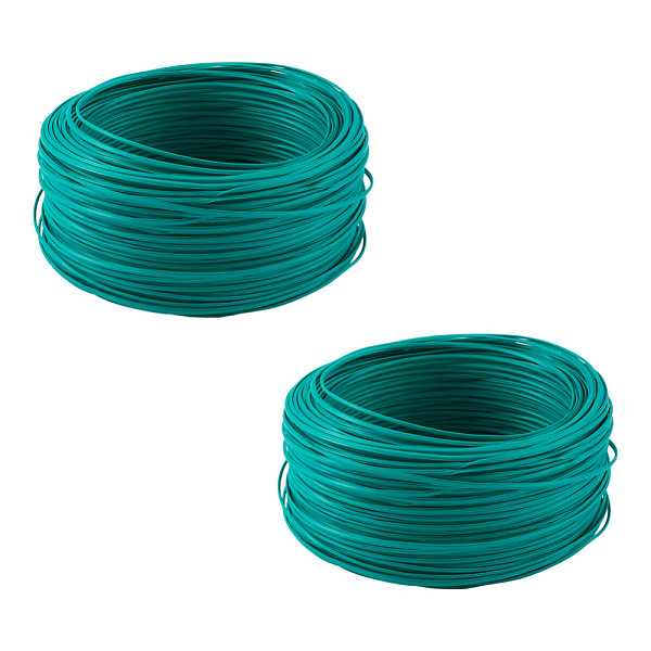 PandaHall Plastic Wire Twist Ties, with Iron Core, Teal, 12 Gauge, 2x1mm, 100m/roll Iron Flat Cyan
PandaHall Plastic Wire Twist Ties, with Iron Core, Teal, 12 Gauge, 2x1mm, 100m/roll Iron Flat Cyan