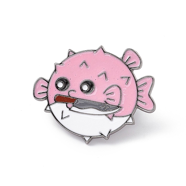 PandaHall Sea Animal with Knife Shape Enamel Pin, Gunmetal Alloy Cartoon Brooch for Backpack Clothes, Fish Pattern, 24x30x1.5mm, Pin: 1.3mm...
PandaHall Sea Animal with Knife Shape Enamel Pin, Gunmetal Alloy Cartoon Brooch for Backpack Clothes, Fish Pattern, 24x30x1.5mm, Pin: 1.3mm...