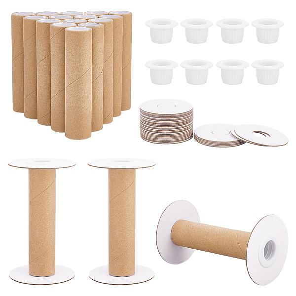 PandaHall PH 16 Sets Empty Paper Thread Spools, Wire Weaving Bobbins Paper Sewing Spools Detachable Thread Ribbon Holder for Yarn Cord..., Orange
PandaHall PH 16 Sets Empty Paper Thread Spools, Wire Weaving Bobbins Paper Sewing Spools Detachable Thread Ribbon Holder for Yarn Cord..., Orange