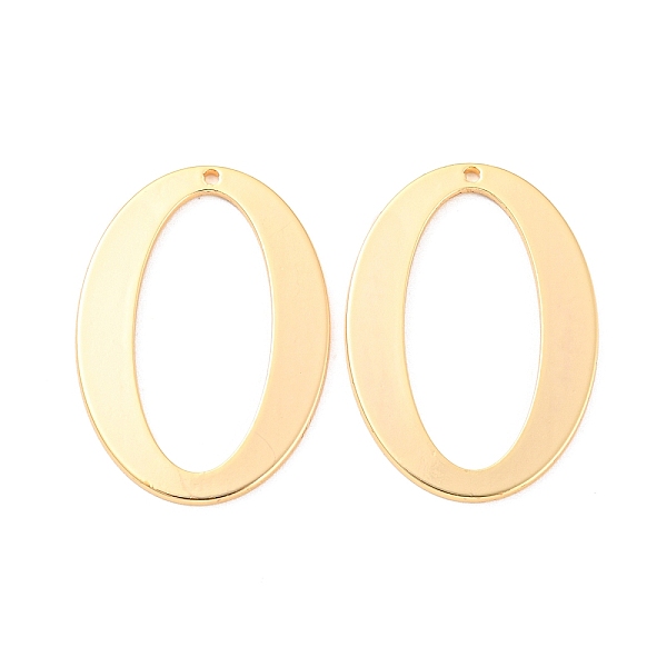 PandaHall Rack Plating Brass Pendants, Oval Charm, Real 18K Gold Plated, 28x20x1mm, Hole: 1mm Brass Oval
PandaHall Rack Plating Brass Pendants, Oval Charm, Real 18K Gold Plated, 28x20x1mm, Hole: 1mm Brass Oval