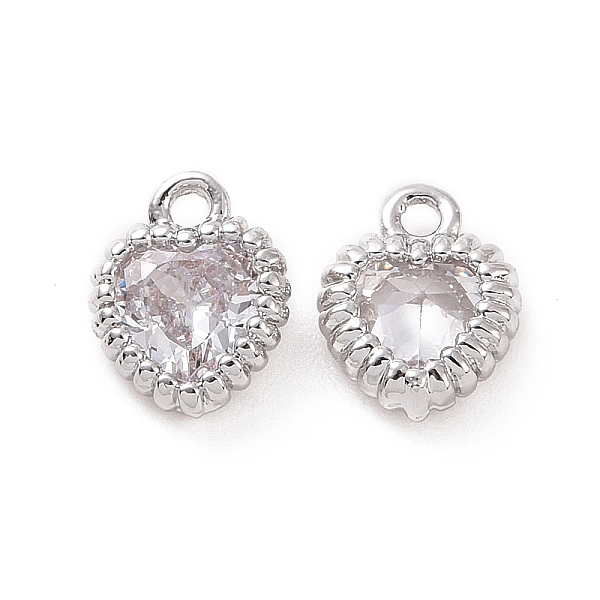 PandaHall Brass Pendants with Clear Glass, Heart Charms, Platinum, 7x5.5x2mm, Hole: 0.8mm Brass+Glass Heart Clear
PandaHall Brass Pendants with Clear Glass, Heart Charms, Platinum, 7x5.5x2mm, Hole: 0.8mm Brass+Glass Heart Clear
