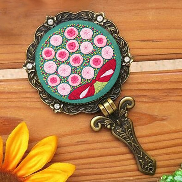 PandaHall DIY Foldable Handheld Mirror Embroidery Starter Kit, including Plastic Embroidery Frame, Cloth, Iron Needle, Cotton Threads, Brass...
PandaHall DIY Foldable Handheld Mirror Embroidery Starter Kit, including Plastic Embroidery Frame, Cloth, Iron Needle, Cotton Threads, Brass...