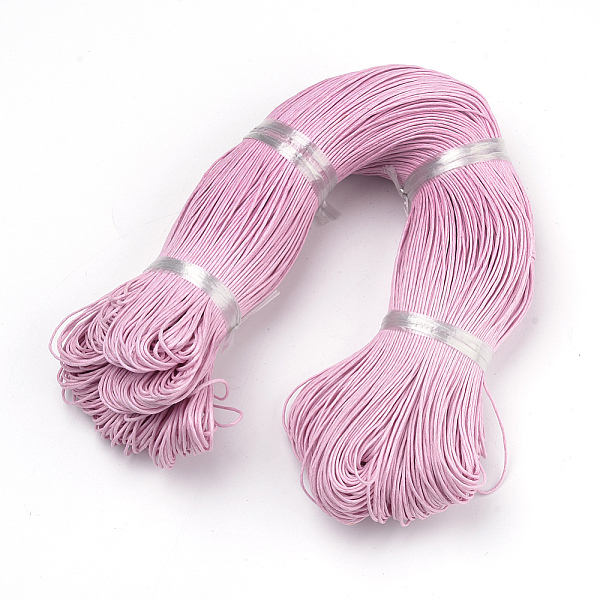PandaHall Waxed Cotton Cord, Pearl Pink, 1.5mm, about 360yard/bundle(330m/bundle) Waxed Cotton Cord Round Pink
PandaHall Waxed Cotton Cord, Pearl Pink, 1.5mm, about 360yard/bundle(330m/bundle) Waxed Cotton Cord Round Pink