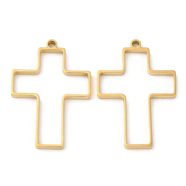 PandaHall 304 Stainless Steel Open Back Bezel Cross Pendants, For DIY UV Resin, Epoxy Resin, Pressed Flower Jewelry, Real 18K Gold Plated...
PandaHall 304 Stainless Steel Open Back Bezel Cross Pendants, For DIY UV Resin, Epoxy Resin, Pressed Flower Jewelry, Real 18K Gold Plated...
