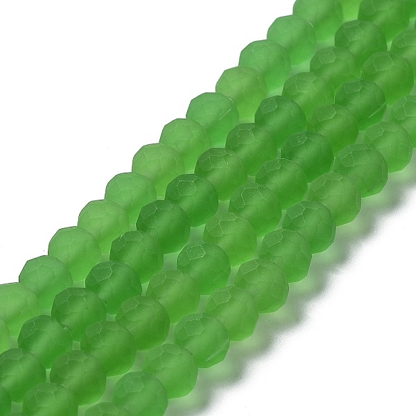 PandaHall Transparent Glass Beads Strands, Faceted, Frosted, Rondelle, Lime Green, 8mm, Hole: 1mm, about 63~65pcs/strand, 39~40cm Glass...
PandaHall Transparent Glass Beads Strands, Faceted, Frosted, Rondelle, Lime Green, 8mm, Hole: 1mm, about 63~65pcs/strand, 39~40cm Glass...