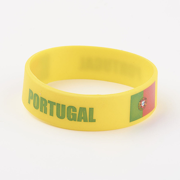 PandaHall Silicone Wristbands Bracelets, Cord Bracelets, Portugal, Yellow, 8 inch(20.2cm), 19x2mm Silicone Yellow
PandaHall Silicone Wristbands Bracelets, Cord Bracelets, Portugal, Yellow, 8 inch(20.2cm), 19x2mm Silicone Yellow