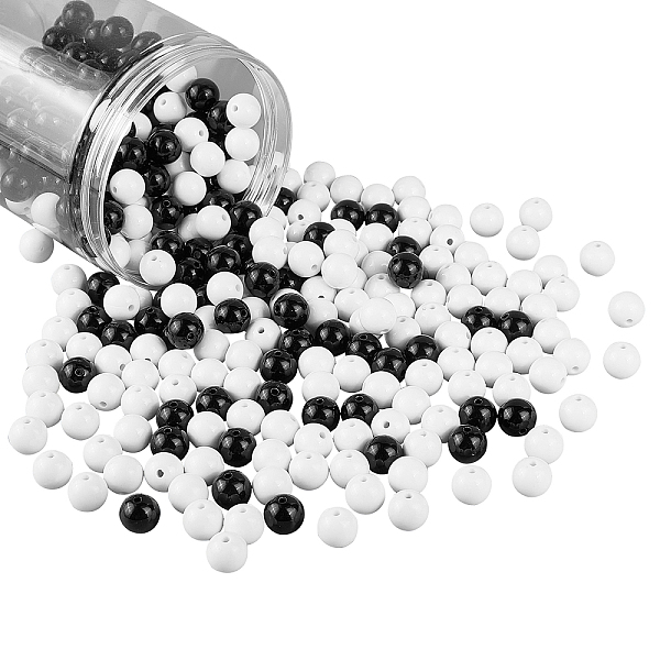 PandaHall Opaque Acrylic Beads, Round, White & Black, 12mm, Hole: 2mm, 400pcs/box Acrylic Round Multicolor
PandaHall Opaque Acrylic Beads, Round, White & Black, 12mm, Hole: 2mm, 400pcs/box Acrylic Round Multicolor