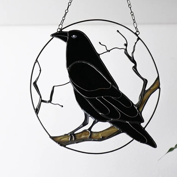 PandaHall Acrylic Wall Decorations, for Home Decoration, Flat Round, Bird, 150mm Acrylic Bird Black
PandaHall Acrylic Wall Decorations, for Home Decoration, Flat Round, Bird, 150mm Acrylic Bird Black