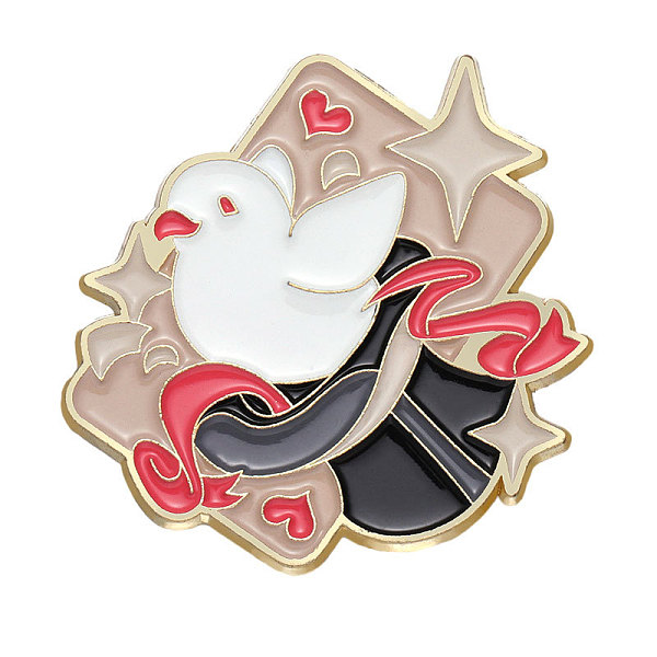 PandaHall Enamel Pins, Alloy Brooches for Backpack Clothes, Bird, 34x35mm Alloy+Enamel Bird White
PandaHall Enamel Pins, Alloy Brooches for Backpack Clothes, Bird, 34x35mm Alloy+Enamel Bird White
