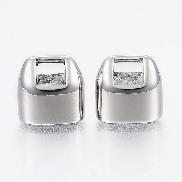 PandaHall 304 Stainless Steel Cord Ends, End Caps, Rectangle, Stainless Steel Color, 13.5x14x9mm, Hole: 6x3.5mm, 11x7mm Inner Diameter 304...
PandaHall 304 Stainless Steel Cord Ends, End Caps, Rectangle, Stainless Steel Color, 13.5x14x9mm, Hole: 6x3.5mm, 11x7mm Inner Diameter 304...