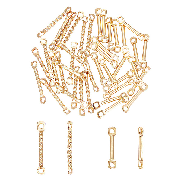 PandaHall Unicraftale 60Pcs 2 Styles 201 Stainless Steel Connector Charms, Bar Links, Golden, 12~15x1~1.3x1~1.3mm, Hole: 0.9~1.2mm...
PandaHall Unicraftale 60Pcs 2 Styles 201 Stainless Steel Connector Charms, Bar Links, Golden, 12~15x1~1.3x1~1.3mm, Hole: 0.9~1.2mm...