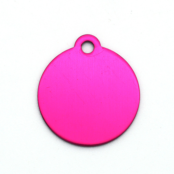 PandaHall Colored Aluminum Pendants, Laser Cut, Double Sided Dog Pet Name Phone Number ID Tag Charm, Flat Round, Magenta, 36x31.5x1mm, Hole..., Pink
PandaHall Colored Aluminum Pendants, Laser Cut, Double Sided Dog Pet Name Phone Number ID Tag Charm, Flat Round, Magenta, 36x31.5x1mm, Hole..., Pink