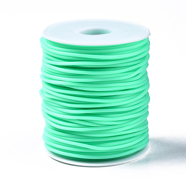 PandaHall Hollow Pipe PVC Tubular Synthetic Rubber Cord, Wrapped Around White Plastic Spool, Aquamarine, 4mm, Hole: 2mm, about 16.4 yards..., Green
PandaHall Hollow Pipe PVC Tubular Synthetic Rubber Cord, Wrapped Around White Plastic Spool, Aquamarine, 4mm, Hole: 2mm, about 16.4 yards..., Green