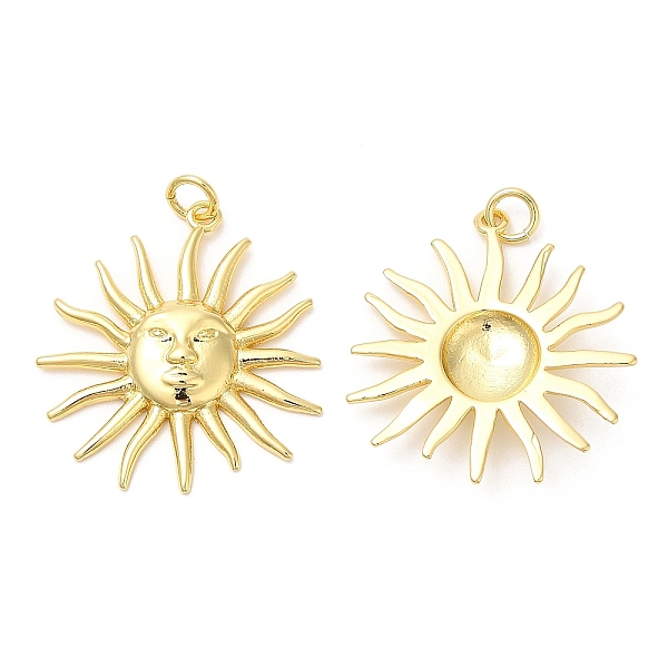 PandaHall Rack Plating Brass Pendants, with Jump Ring, Long-Lasting Plated, Cadmium Free & Lead Free, Sun Charm, Real 18K Gold Plated...
PandaHall Rack Plating Brass Pendants, with Jump Ring, Long-Lasting Plated, Cadmium Free & Lead Free, Sun Charm, Real 18K Gold Plated...